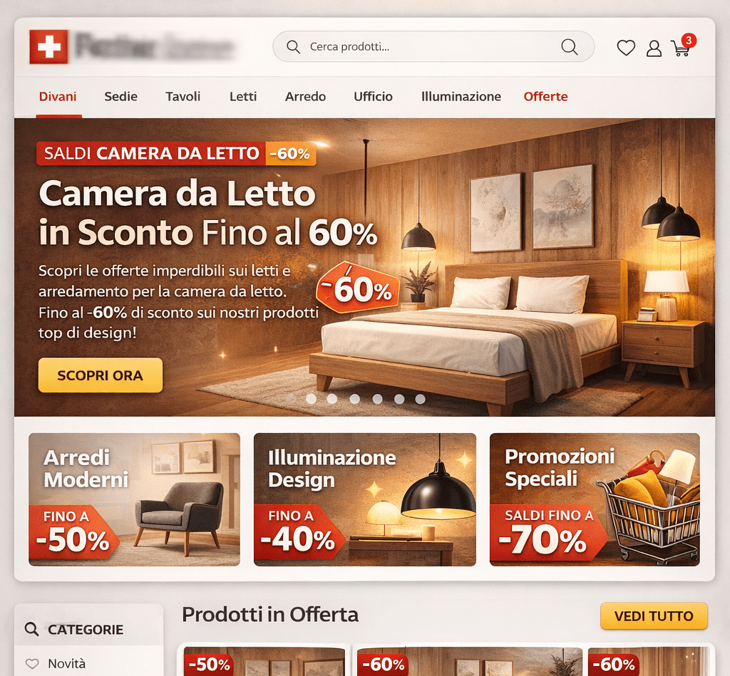 Online-Shop für lokale Marke