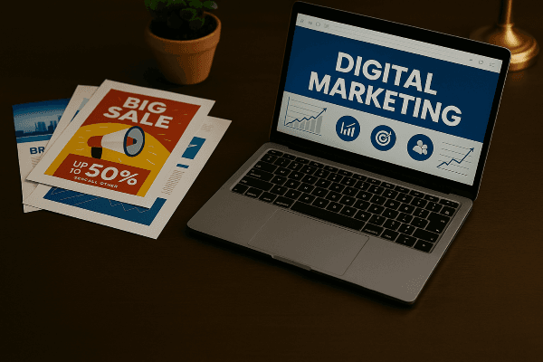 Marketing Digital und Traditionell